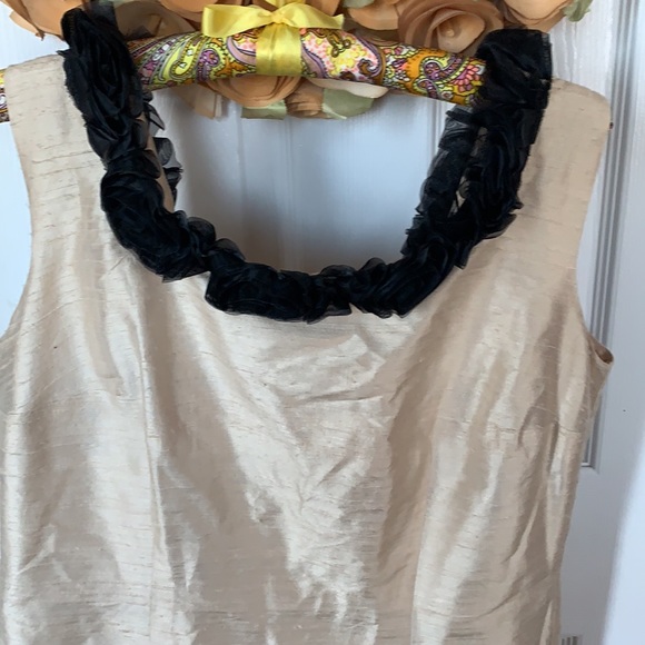 Karen Warren Silk Dress BEAUTIFUL sz 12 - Picture 2 of 10